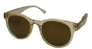 Kenneth Cole Reaction Mens Crystal Brown Square Plastic Sunglass, KC1301 45G