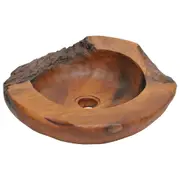 Basin Solid Teak 45 Cm Bathroom Sinks