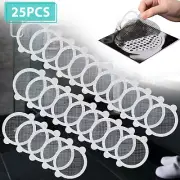 25X Bathroom Drain Hair Catcher Bath Stop Plug Sink Strainer Filter Shower Cover