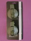 2 Pack Straw Lids fits Hydro Flask Wide Mouth Water Bottles - OLIVE - NEW