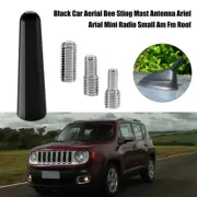 Black Car Aerial Bee Sting Mast Antenna Ariel Arial Mini Radio Small Am Fm Roof