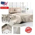 Luxury Taupe Satin Sheets Set for California King Beds - 400 Thread Count