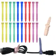 Fishbone Cable Winder Cord Clip Organizer Earphone Cable Protector USB Wire Tie
