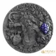 【TRUNEY貴金屬】2018紐埃神人系列 - 克羅諾斯泰坦之神超高浮雕紀念性銀幣/英國女王紀念幣