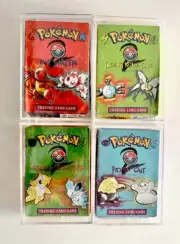 Pokemon Base Set 2 Theme Deck Set Sealed Wizards of The Coast Gift Box Damage