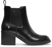 [Windsor Smith] Windsorsmith Womens Classic Leather Platform Ankle Chelsea Boots - Varsity