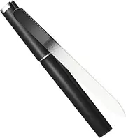 Glass Nail Pusher with Case - Professional Double Sided Engraved Cuticle Pusher and Travel Case for Nail Shape and Smooth Nails