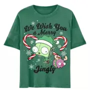 Invader Zim GIR Christmas T-Shirt Unisex Tee Funny Gift Size S-4XL ZL464