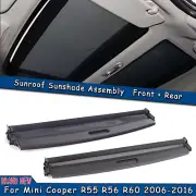 Front + Rear Sunroof Sunshade Cover 54102757016 For MINI Cooper R60 2010-2017