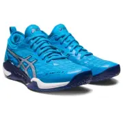 ASICS Men's Blast FlyteFoam 3 Volleyball Shoes, Island Blue/Indigo Blue Size 8.5