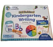 Learning Resources Skill Builders Kindergarten Writing Activity Set 38Pieces NEW