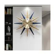 Starburst Large Wall Clock,Mid Century Decorative Wall Clock Modern Silent Cl...
