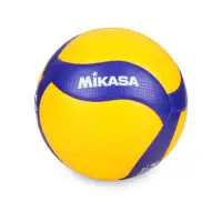 在飛比找momo購物網優惠-【MIKASA】超纖皮製練習型排球 #5-5號球 FIVB指