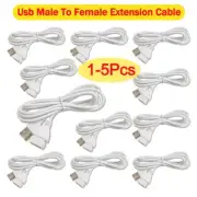 Beige White Data Line Wide Scope Of Application Spare Parts Extension Cord Usb M