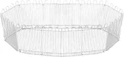 Hamster Fence Playpen, 12PCS Small Animal Enclosure Playpen Paint Coating Iron Net Toy with Buckle for Hedgehog Guinea Pig Rabbit Hamsters, Rabbits, Hedgehogs, Pigs