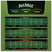 FatPlate ArcMat Stroke Path Trainer Golf Putting Guide Practice Aid Arc Mat