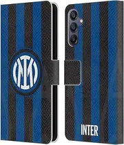 Head Case Designs Officially Licensed Inter Milan Home 2022/23 Crest Kit Leather Book Wallet Case Cover Compatible with Samsung Galaxy A15