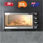 Devanti 60L Convection Oven Electric Fryer 2000W Rotisserie Bake Grill Roast NEW