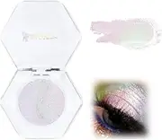 Double Chrome Eye Shadow,Cosmetics Eyeshadow Single Shadows,Ethereal Single Color-Shifting Eyeshadow,Glitter Eyeshadow Shimmer Buildable Sparkly Long Lasting Eye Makeup /1457