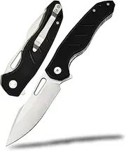 Pocket Knife with G10 Handle & D2 Steel – Everyday Carry Knife for Men & Women – Indoor & Outdoor Gift-Folding from YAK AND YETI