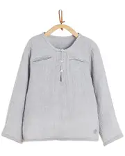 babycottons Paradise Mandarin Collar Shirt