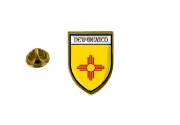 pins pin's flag national badge backpack hat shield world usa new mexico