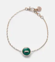 [Pomellato] Pomellato Pom Pom Dot 18kt rose gold chain bracelet with gemstones CM 18 gold