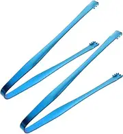 Food Serving Tongs Set Outdoor Camping Ice Clip Non-Slip Grip for Eggs Sugar