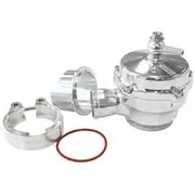 Aeroflow 50mm Plumb Back Blow Off Valvepolished V-Band With 34mm Barb - AF64-5051