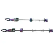 Enjoy Quick and Secure Wheel Removal with QR Skewers Front and Rear Set
