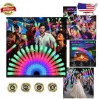 Customizable 230 PCS LED Foam Glow Sticks for All Ages - Perfect Party Accessory
