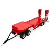 Metal 4-axle Assembled Full Trailer for 1/14 RC Tractor Truck Vehicle Model