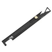 HONGDUI HD26 260mm Dual-purpose Ruler Alluminum Alloy Scriber Measuring the outer diameter of objects within a range of