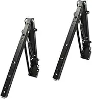 WHAMVOX 1Pair Conceal Seat Folding Stool Accessories for Wall Porch Modern Design Versatile Use for Shoe Cabinets Ladder Cabinets and More Cushioning Hinges for Long Lasting