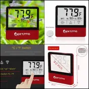 Aquarium Thermometer with Digital Touch Screen Fish Tank & LCD Display Durable.