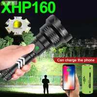 在飛比找樂天市場購物網優惠-80000LM XHP160最強大的LED手電筒Xhp90手