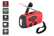 Solar Hand Crank Emergency Radio and Power Bank with LED Torch, Kogan
