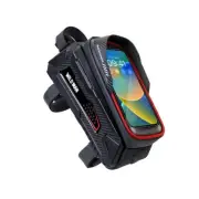 WILD MAN Bicycle MTB Bike Waterproof Phone Case Holders Frame Front Bag Pannier