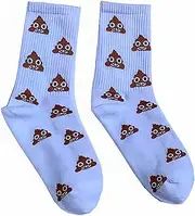 [Dikadika] Men's Funny Socks Funny Gifts For Men Fathers Day Socks Novelty Boys for Men Women White, White