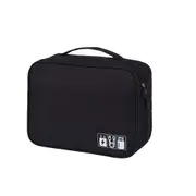 2Pcs Waterproof Electronic Organizer Bag Travel Data Cable Storage Bag For Digital Usb Gadget Hard Drive Case Cosmetic Makeup