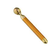 Supperstore Electric Roller Thin Face Massager Roller Gold Stick Facial Massager Facial Lifting and Tightening Instrument-Gold