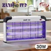 ZUNI Electric UV Mosquito Fly Insect Killer Bug Zapper Trap Light Lamp 30W