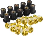 Motorcycle Windscreen Bolts Screw Kits for Benelli TRK502 502X 502C 752S 251 BN302 TNT125(Gold)