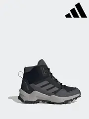adidas Dark Black Terrex AX4R Mid Trainers (K95371) | $115