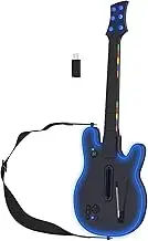 JDDWIN Wireless Guitar Hero Controller for Xbox Series X|S, Xbox One, Xbox OneS|X, PC,Rock Band 4 & Fortnite Festival with RGB Light&Strap & Wireless Dongle