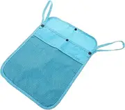 ASAKKURA Stroller Hanging Bag Stroller Wagon Mesh Bag for Babies Diapers Ball Pet Stroller Rolling Cart Doll Crib for Stroller Linen Sky-Blue