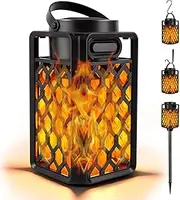 [ANERIMST] Outdoor Bluetooth Speaker with Flame Atmosphere, Waterproof Wireless Speaker, Camping Patio Accessories, 10W Stereo Sound, Gifts for Men, Women, Dad