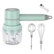 Wireless Food Mixer 3 Speed Handheld Electric Egg Beater Garlic Baking6592