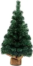 Dickly Tabletop Christmas Tree Christmas Ornament Crafts Realistic Mini Christmas Tree for Office Party Shelf Table Home Decor, 60cm
