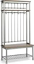 Home Styles Hall Tree, Aluminum, Brown, 36.75Lx17.75Dx70H